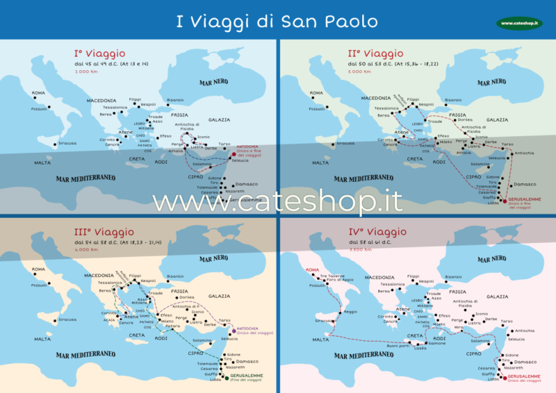 I viaggi di San Paolo - Cateshop