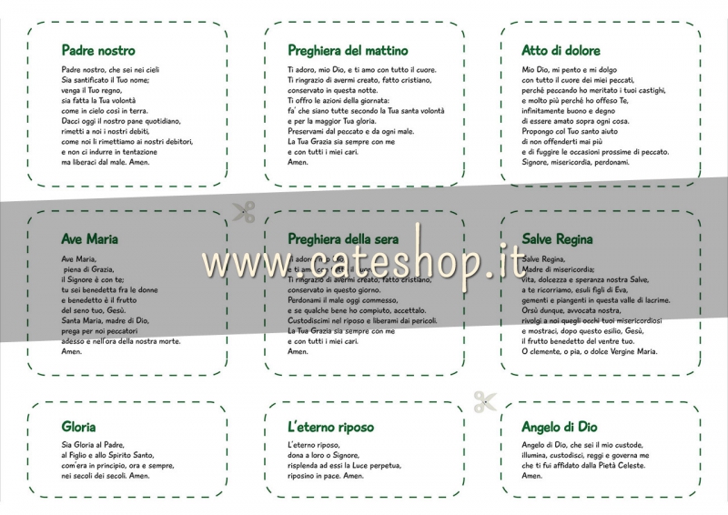 Preghiere da ritagliare - Cateshop