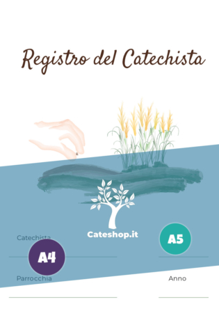 Registro del Catechista (fino a 20 bambini) - Prestampato Cateshop