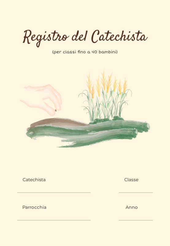 Registro del Catechista per Classi fino a 40 bambini- Cateshop